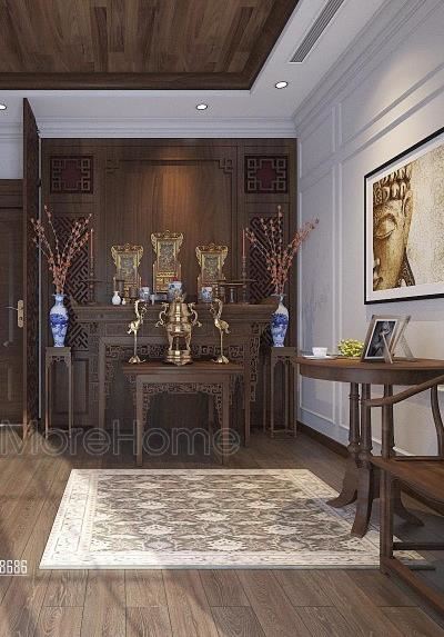 Những mẫu thiết kế phòng thờ đẹp cho biệt thự