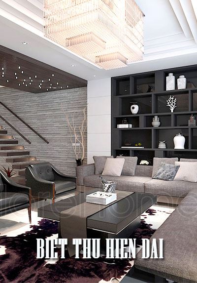 Mẫu thiết kế biệt thự hiện đại tai TP Vinh - Chị Thủy