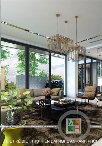 Mẫu thiết kế biệt thự hiện đại Anh Phúc Nghệ An