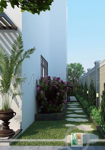 Mẫu thiết kế biệt thự sân vườn phong cách gỗ việt - biệt thự ciputra