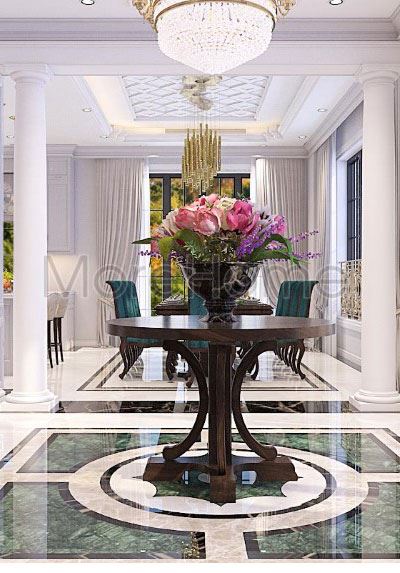 Mẫu thiết kế nội thất biệt thự VinHomes RiverSide - Chị Phương