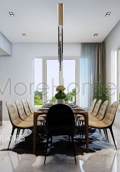 Mẫu thiết kế biệt thự song lập tại Vinhomes Riverside - chị Bình