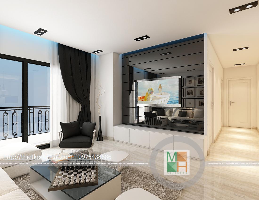 Thiết kế nội thất nhà biệt thự 60m2 hiện đại tiện nghi, sang trọng