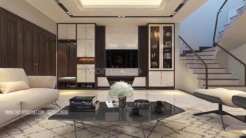 Chọn đá tự nhiên cao cấp để tạo ra một không gian rộng rãi và sạch sẽ trong phòng lát sàn vân mây.